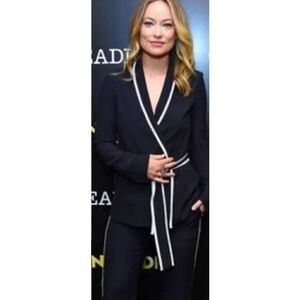La Ligne Belted Tuxedo Jacket NWT Sz. 12